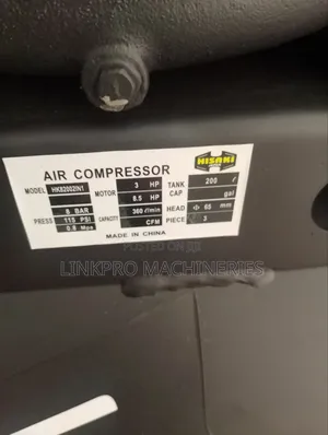 Hisaki 2 in 1 Air Compressor With 8 Hp Diesel Engine