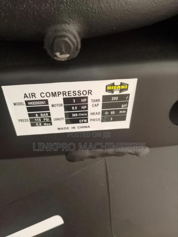 Hisaki 2 in 1 Air Compressor With 8 Hp Diesel Engine - thumbnail 2