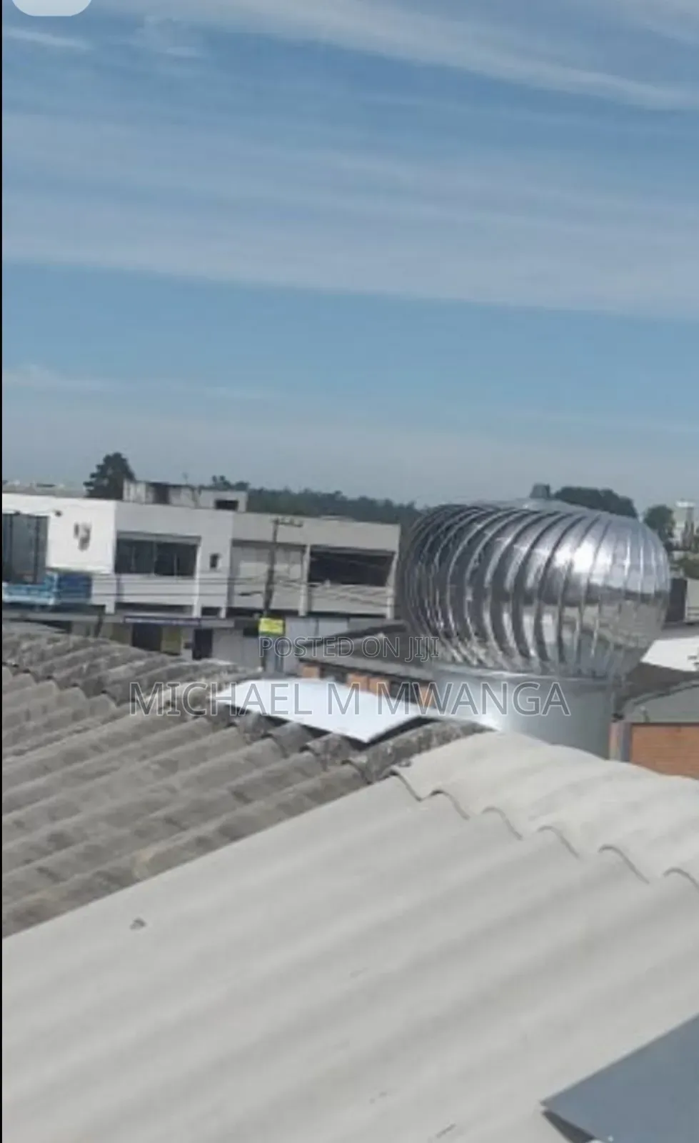 Corrosion Proof 600mm Wind Driven Cyclone