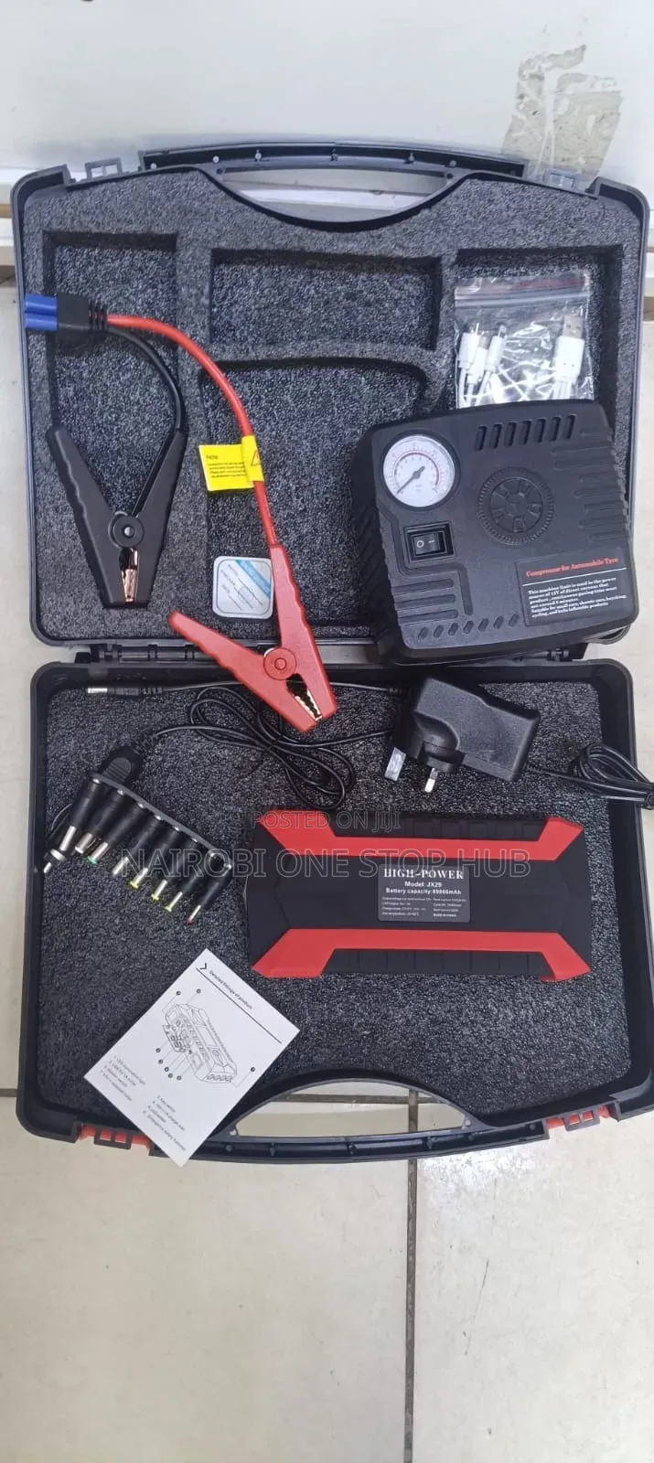 High Power Jump Starter Kit