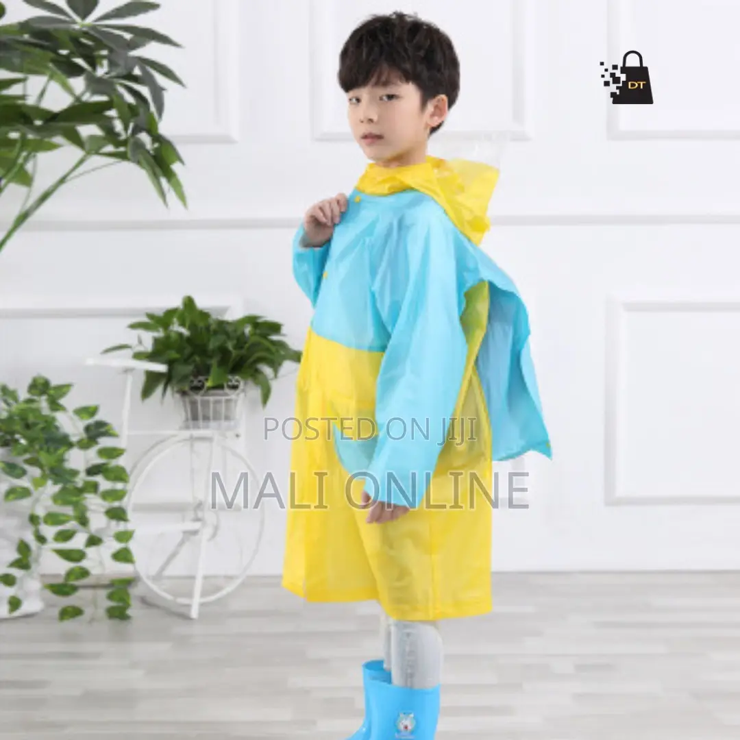 Kids Raincoat Waterproof Poncho Rain Jacket Outdoor Travel Rain Gear