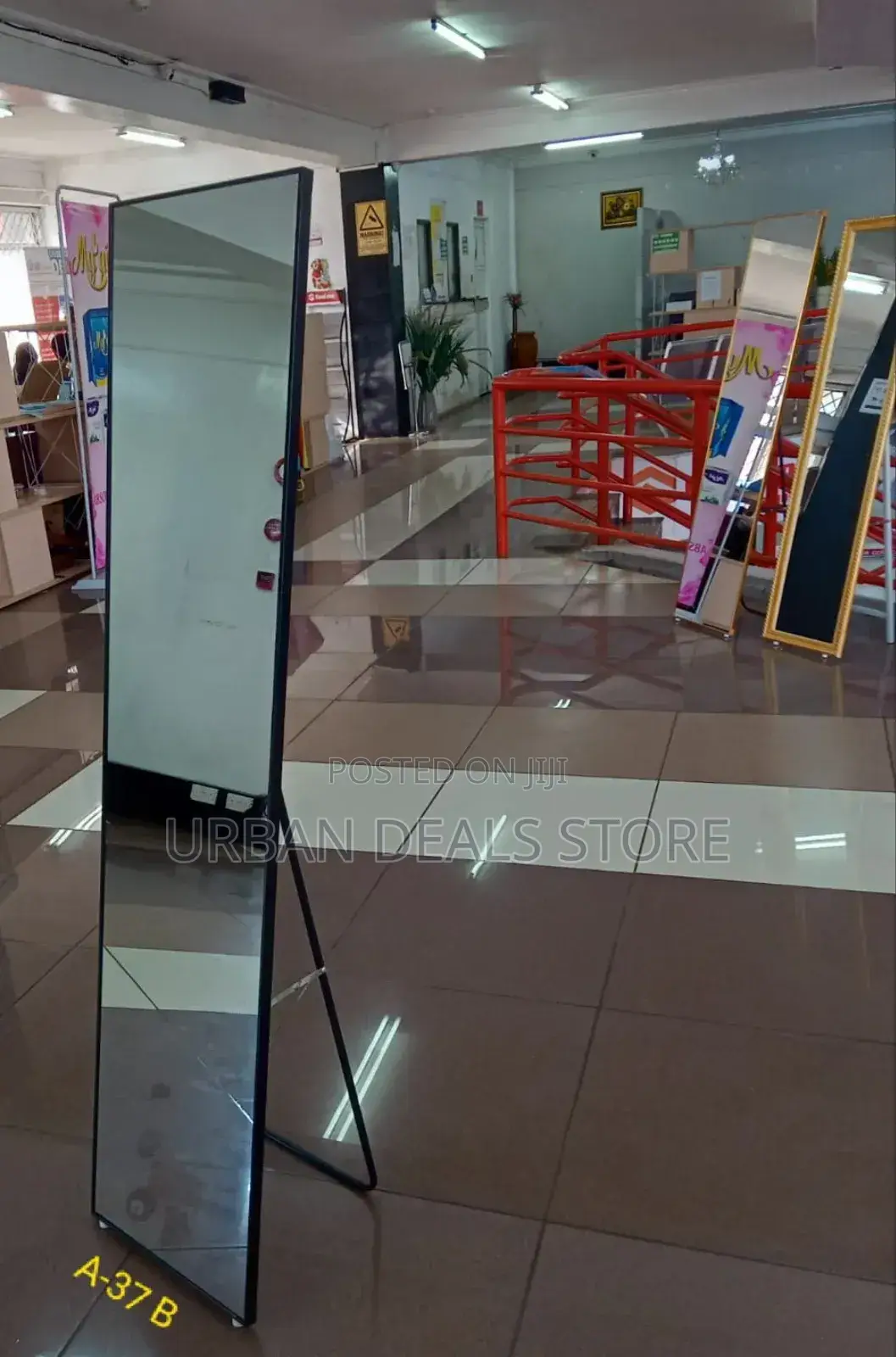 Executive Black Dressing Modern Mirror