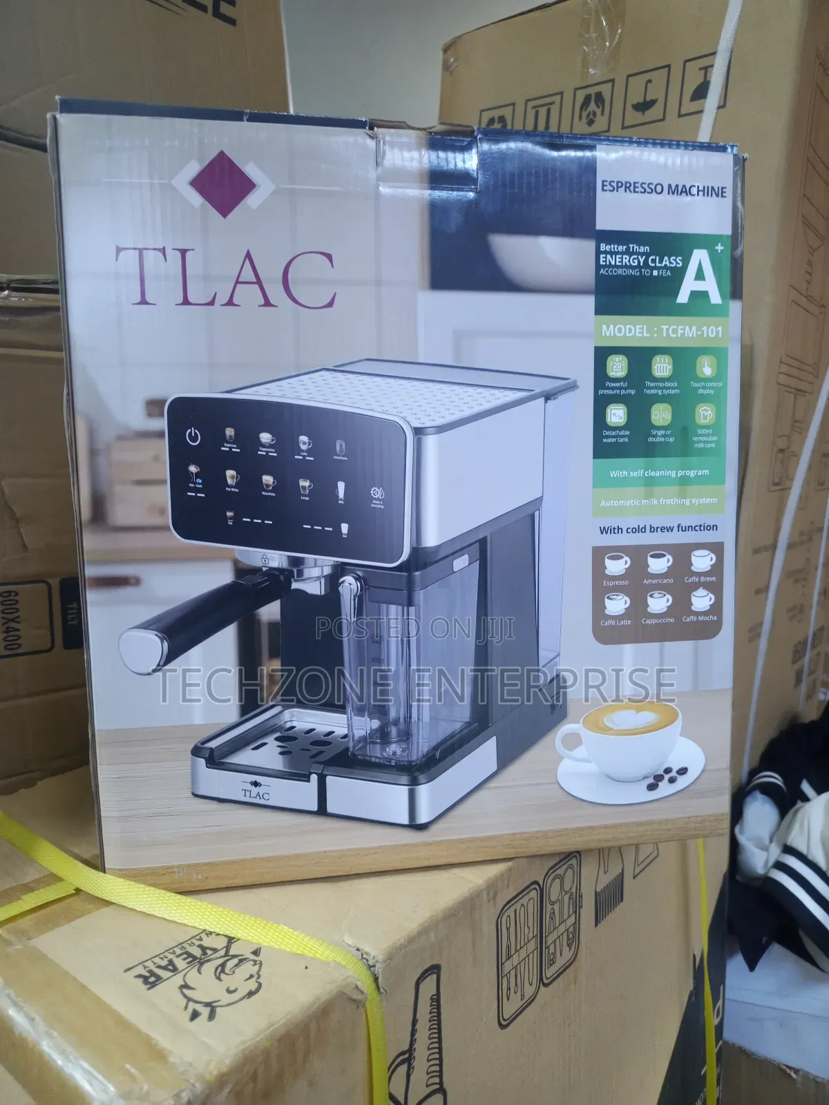Tlac Espresso Machine TCFM-101 With Detachable Milk Tank 