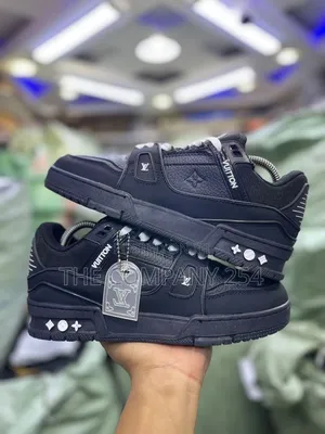 Quality Leather Unisex Luiz Vitton Sneaker Shoes