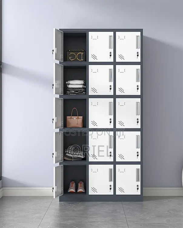 Office Cabinet : Office 15-Locker Cabinet