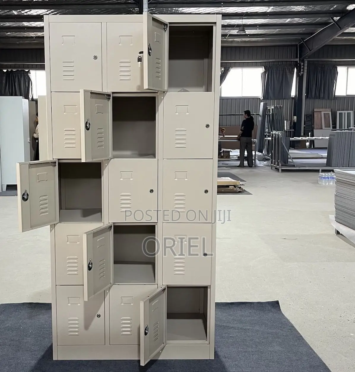 Office Cabinet : Office 15-Locker Cabinet