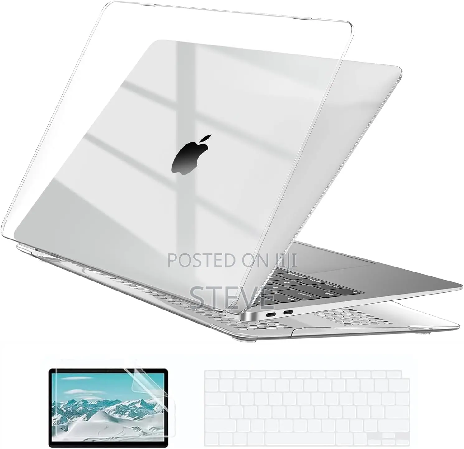Macbook Air 13.3 Inch Hard Case + Keyboard Cover + Screenguard