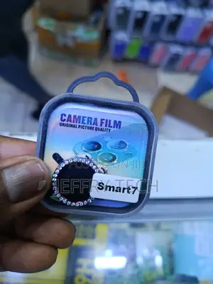 Putra Glitter Ring Metal Camera Lens Protector for Infinix Smart