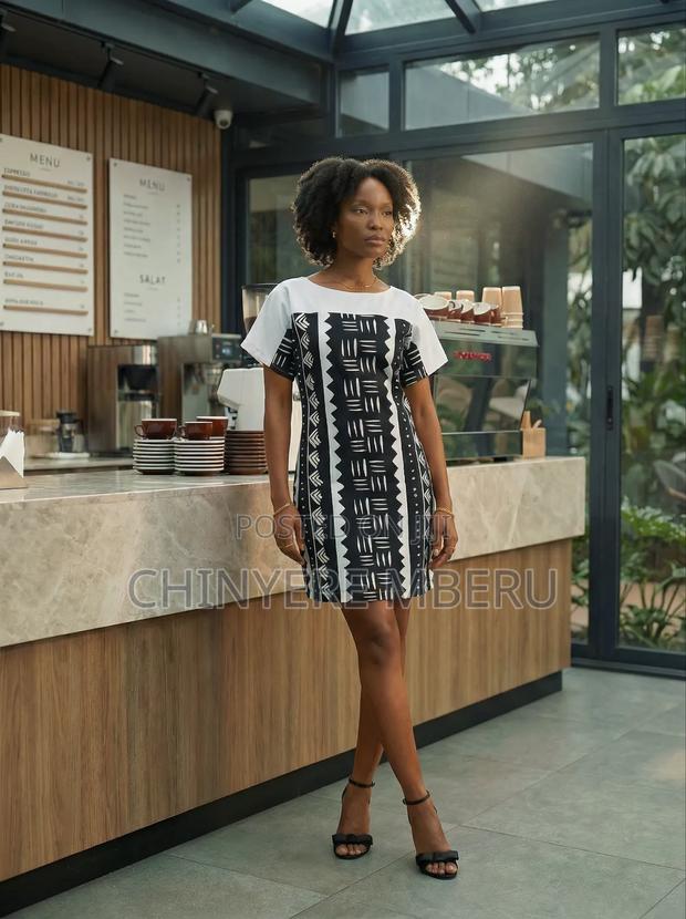 Drop Shoulder Shift Dress