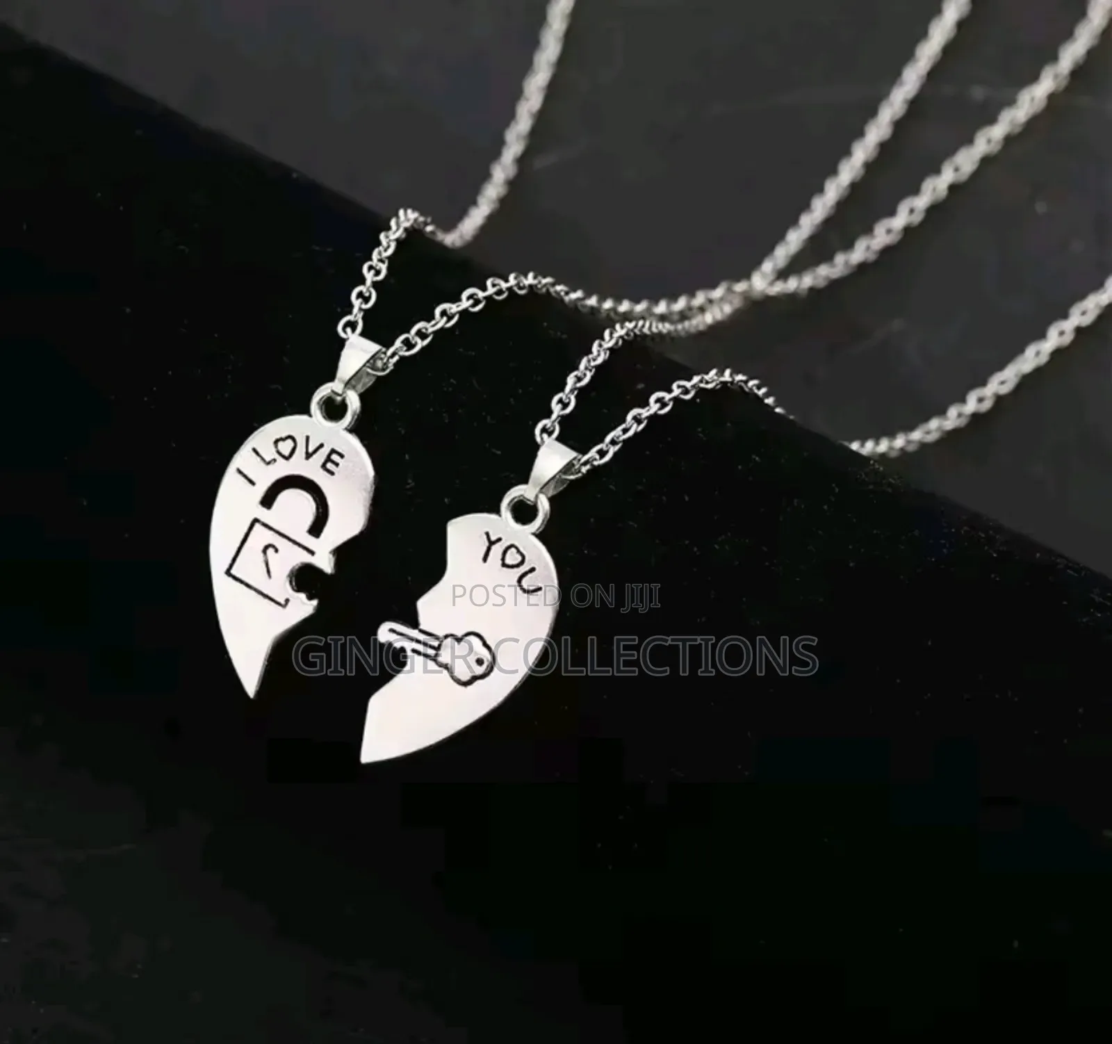 2pcs Padlock and Key Couple Chain Gift Jewellry