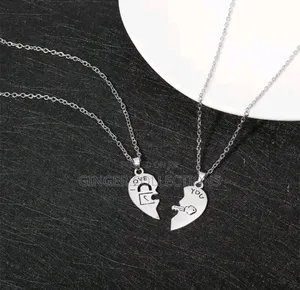 2pcs Padlock and Key Couple Chain Gift Jewellry