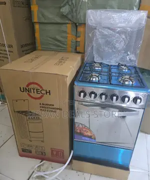 Silver 50*55 Unitech Full Gas Freestanding Jet Autoignition Cooker