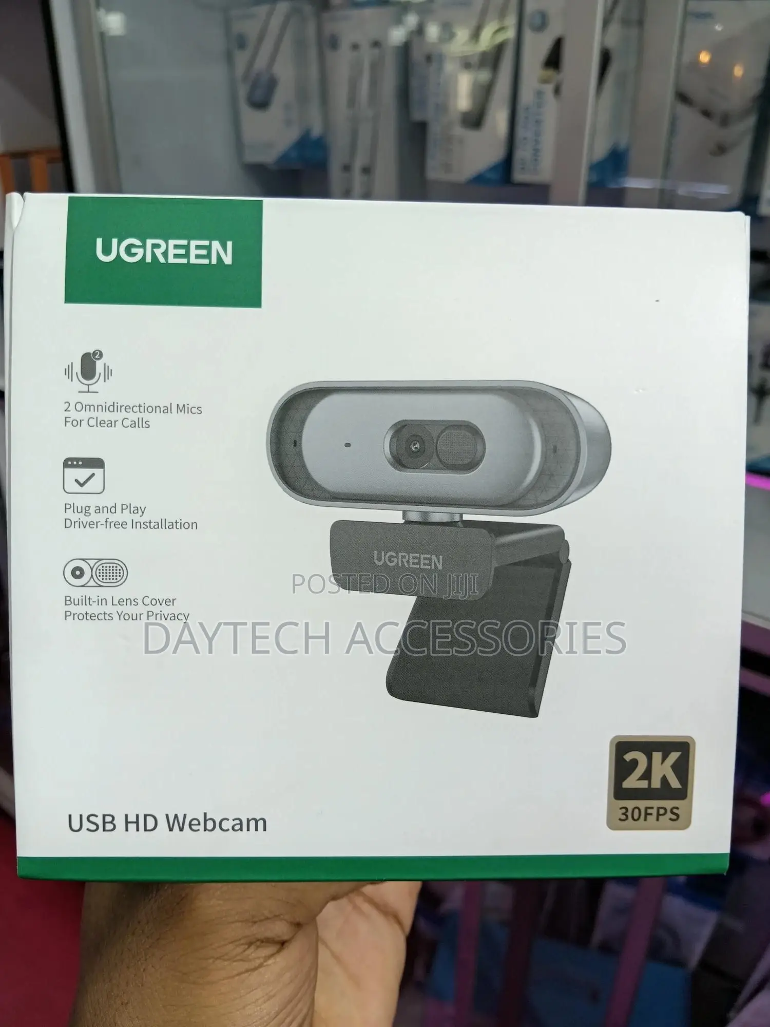 Ugreen Cm778 Usb Webcam – Hd 1440p Streaming Camera With Microphone