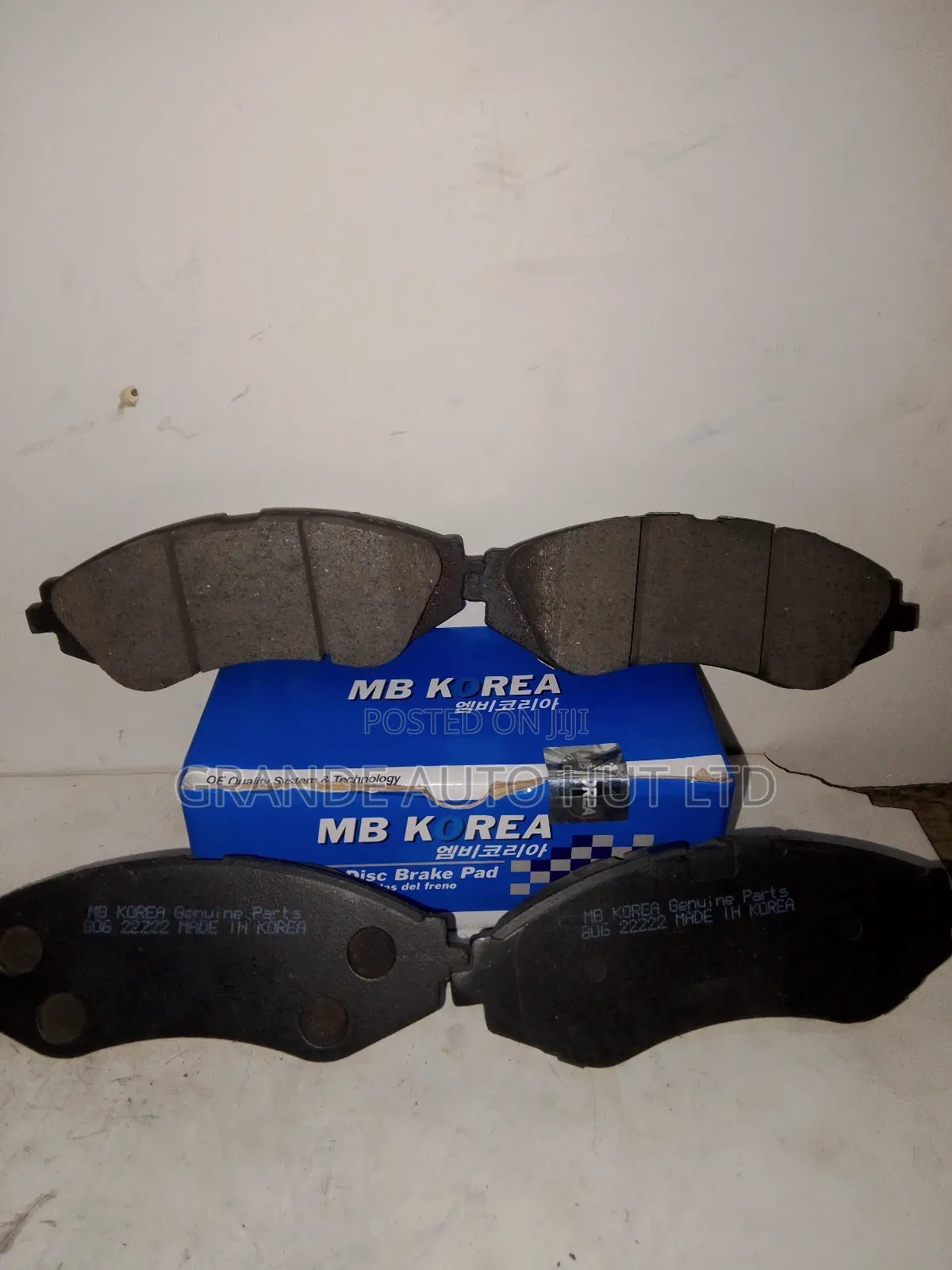 Front Brake Pads Daewoo Cielo GLX/Optra (Mbkorea Brand)