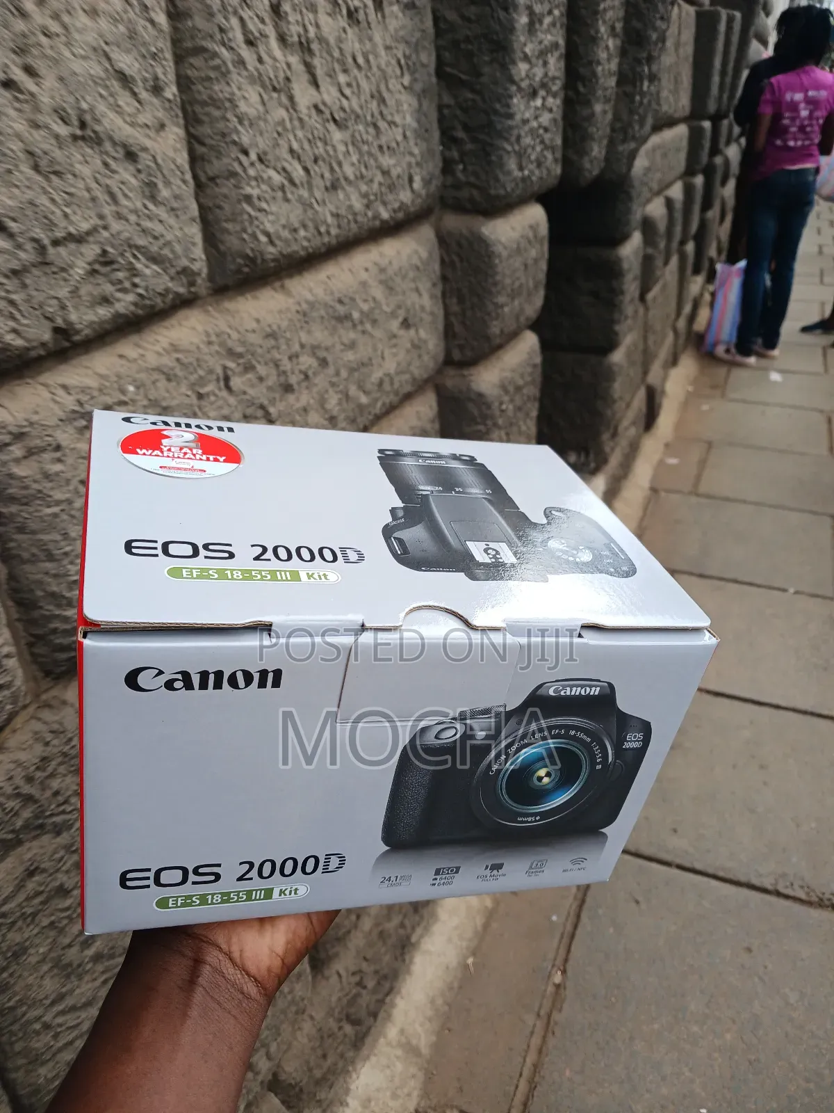 Canon Eos 2000d DSLR Camera and Ef-S 18-55 Mm Lens