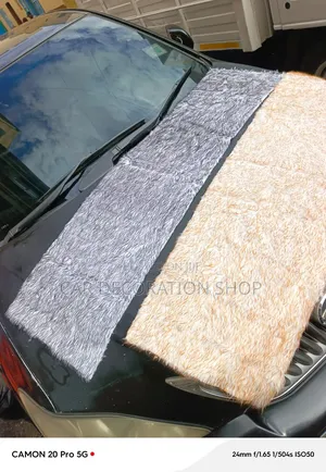 Fur Fabric Dashboard Protector Cover