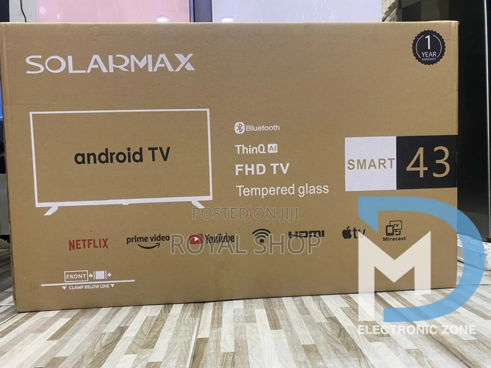 Solarmax 43inches Smart Android Frameless Tv