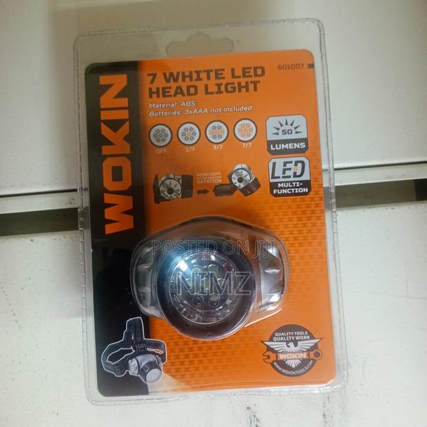7 White Led Head Light
