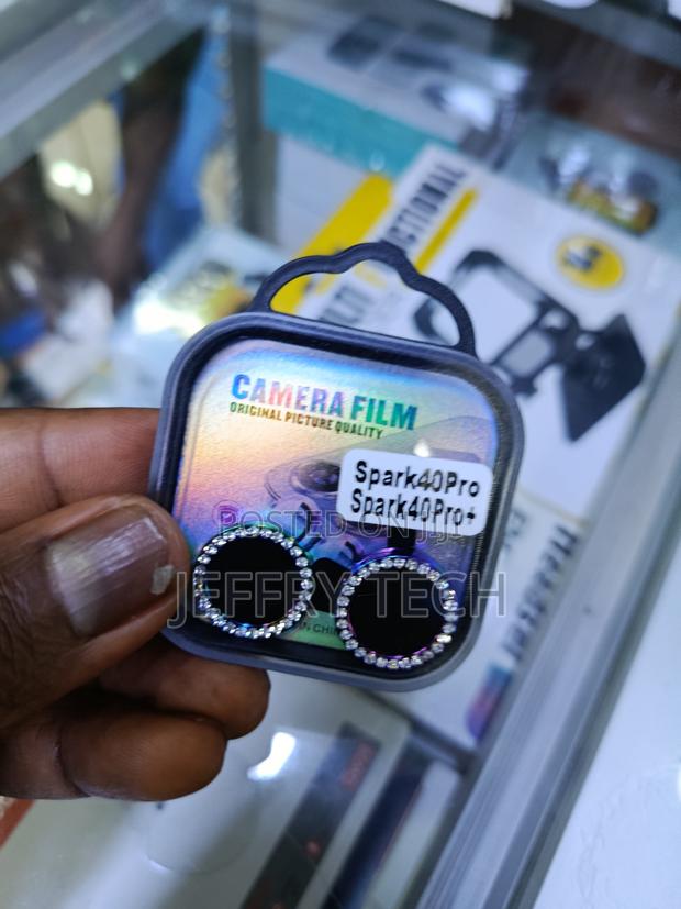 Sabr Glitter Metal Camera Lens Protector for Tecno Spark 40 Pro /Pro+ - main view