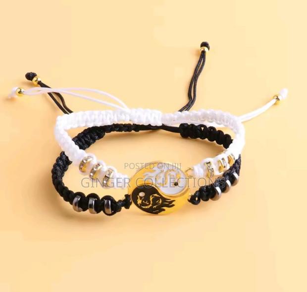 2pcs Couples/ Friendship Ying Yang Gift Bracelet