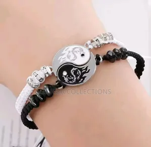 2pcs Couples/ Friendship Ying Yang Gift Bracelet