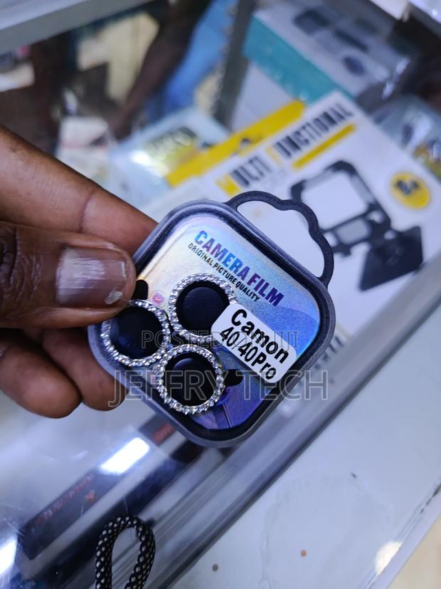 Reiun Glitter Camera Lens Protector for Tecno Camon 40/ 40 Pro. - thumbnail 3