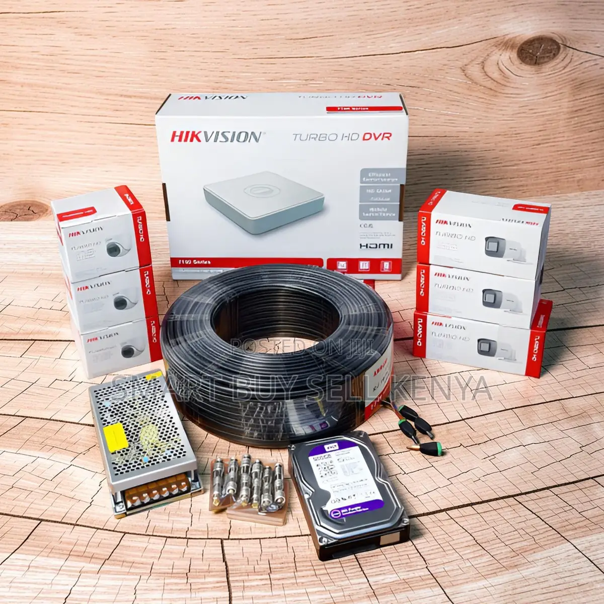 Hikvision 6 1080p Hd 2mp Easy Installation CCTV Cameras Complete Kit