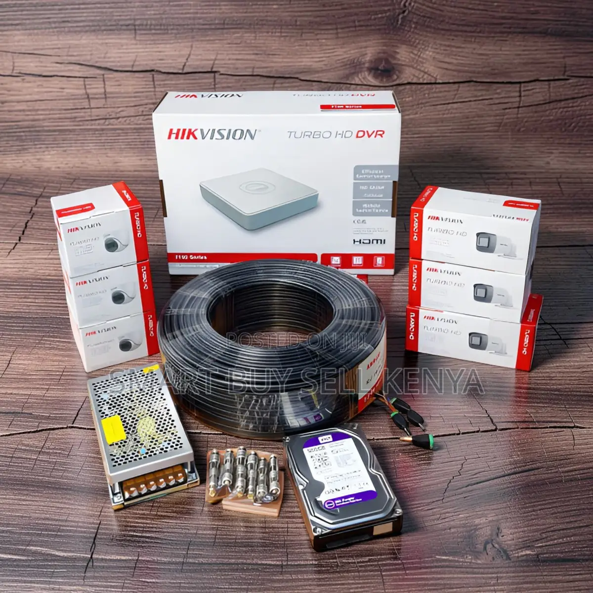 Hikvision 6 1080p Hd 2mp Best Performance CCTV Cameras Complete Kit