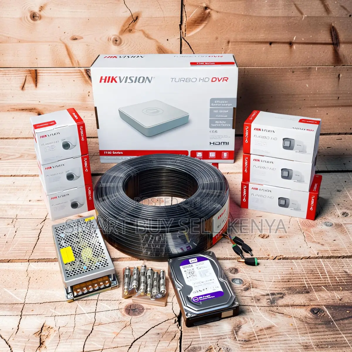 Hikvision 6 1080p Hd 2mp Enhanced Quality CCTV Cameras Full System Kit