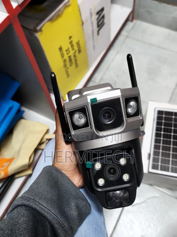Dual Lens Abnormal Sound Detection Motion Detection Solar Powered 4g - main view