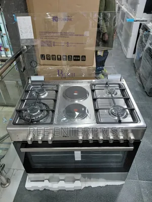 Von Cooker 90by60 4+2 Standing Cooker Full Oven (Vcf964271fsx