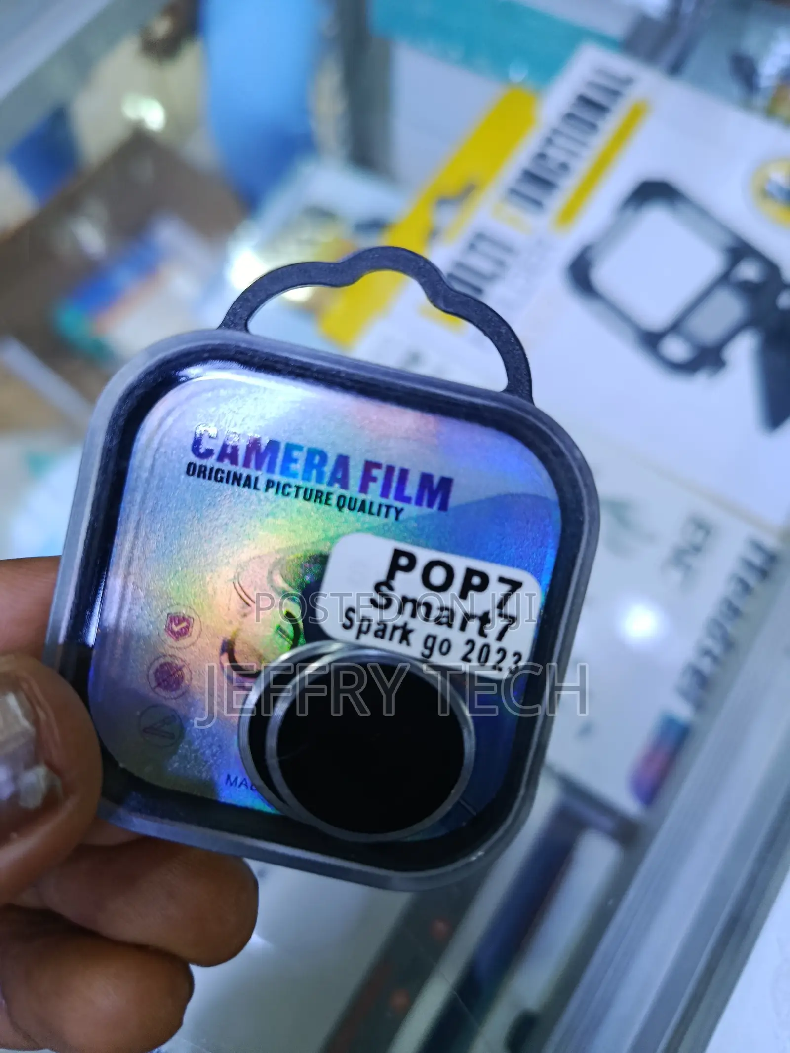 Midy Camera Lens Protector for a Tecno Pop 7 Smart 7, or Spark Go 2023