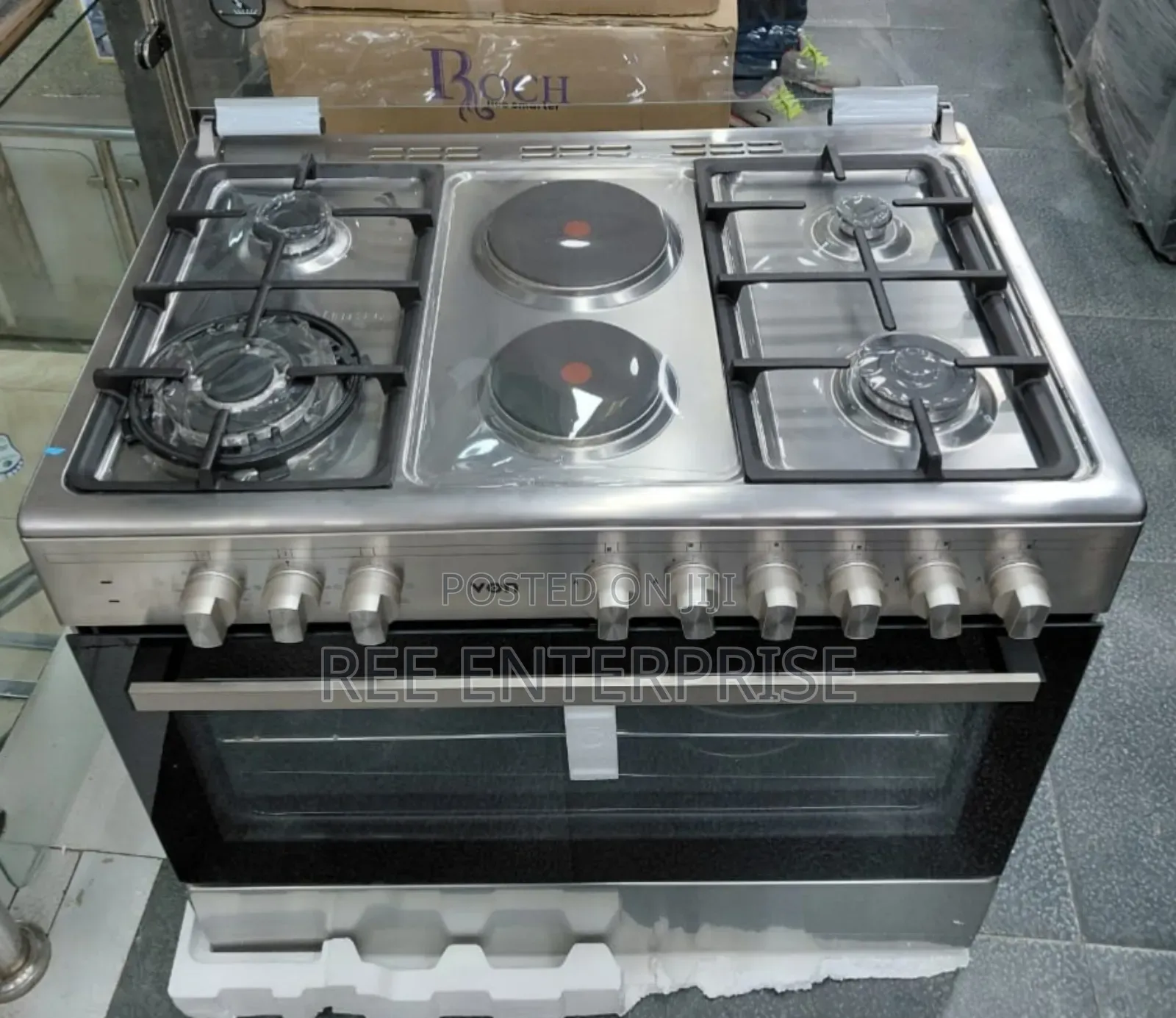 90 by 60 Von Cooker 4+2 Standing Cooker Full Oven (Vcf964271fsx)