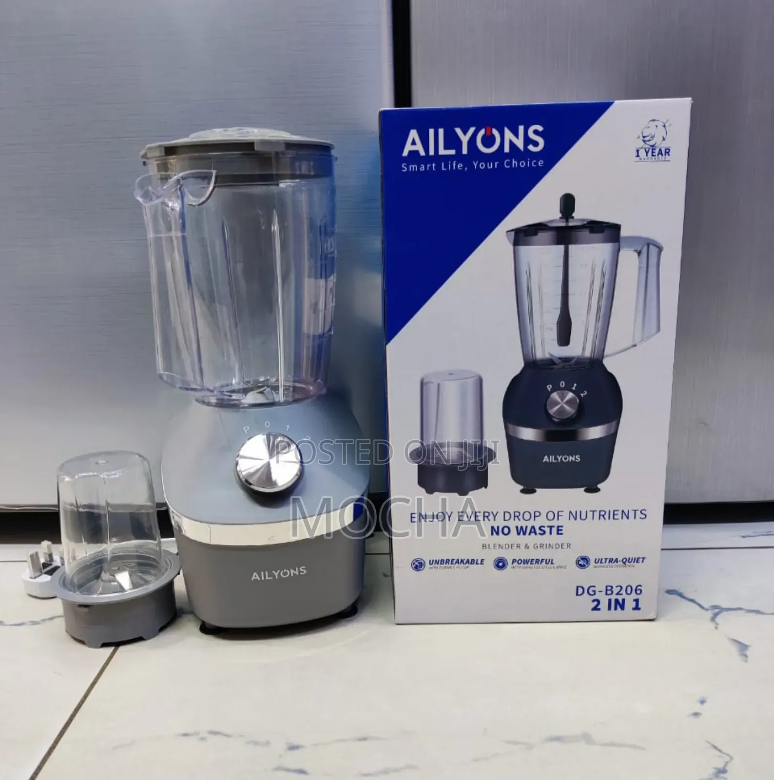 Ailyons 2 in 1 Blender
