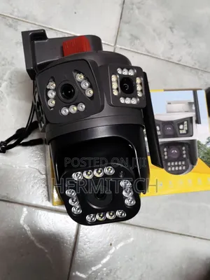 Dual Lens 4g Electric Model With Ethernet Cables Two Way Audio System