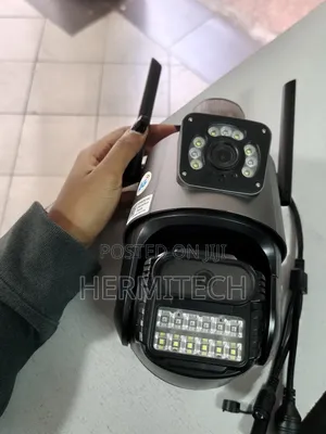Indoor Outdoor Weatherproof CCTV Dual Lens 4g Electric Model