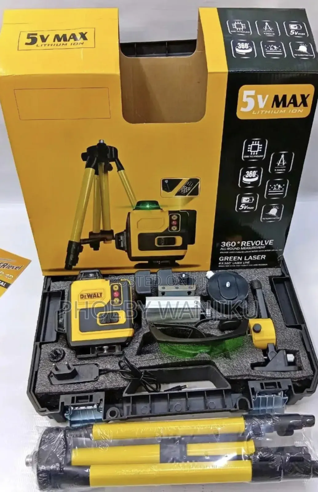 New Dewalt Laser Level 4d 16lines/Laser Level Machine