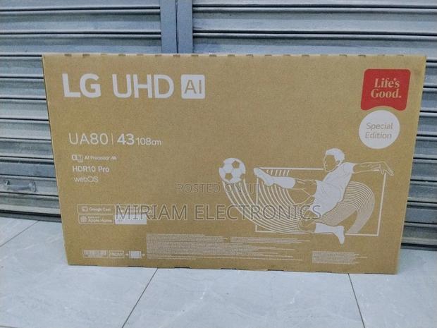 43 Inch Lg Uhd Ai Ua80 Smart Tv Hdr10 Webos25 2025