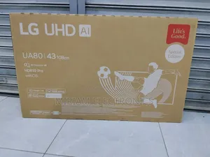 43 Inch Lg Uhd Ai Ua80 Smart Tv Hdr10 Webos25 2025