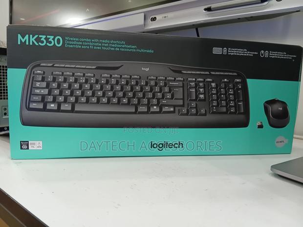 This Is the Logitech Mk330 Wireless Keyboard and Mouse Combo. - thumbnail 2