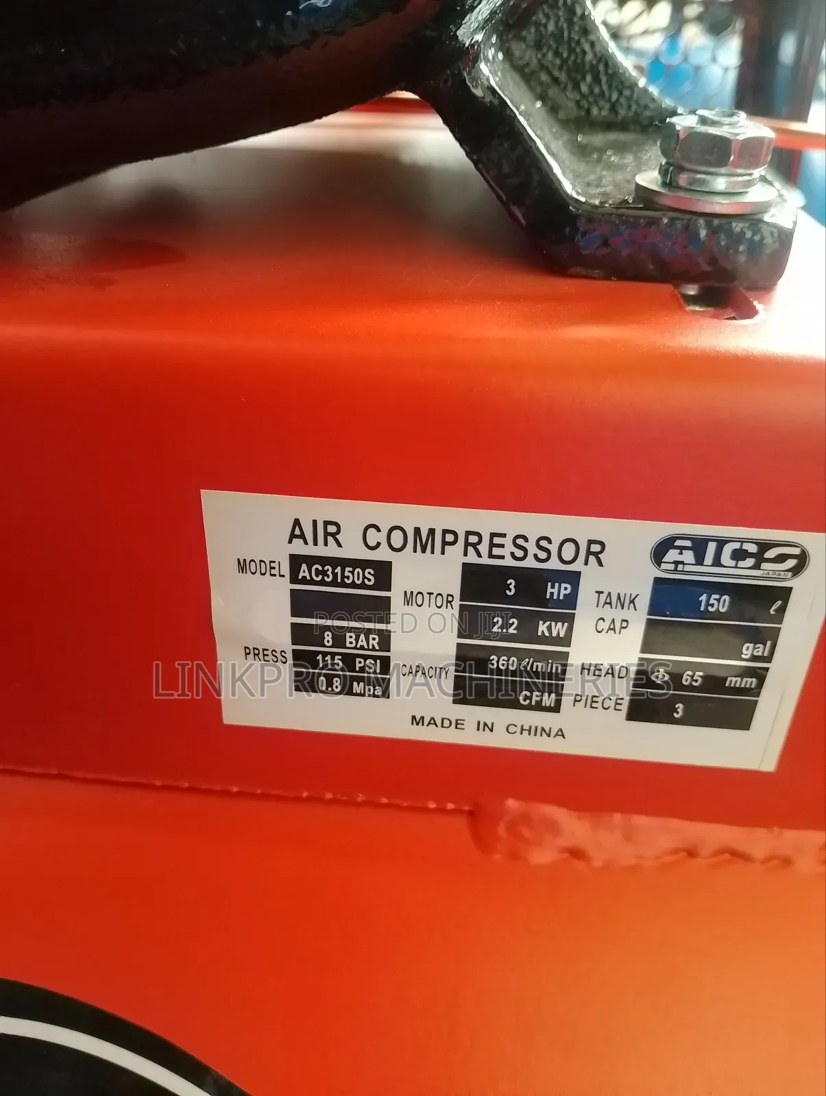 150 Litres 3hp Aico Air Compressor