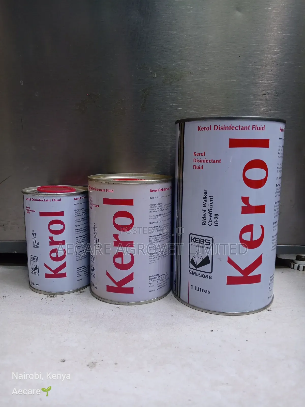 Kerol Disinfectant Fluid 250 Ml , 500ml , 1litre