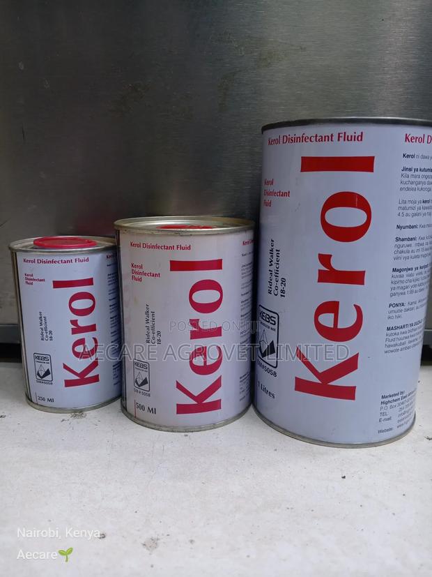 Kerol Disinfectant Fluid 250 Ml , 500ml , 1litre - thumbnail 6