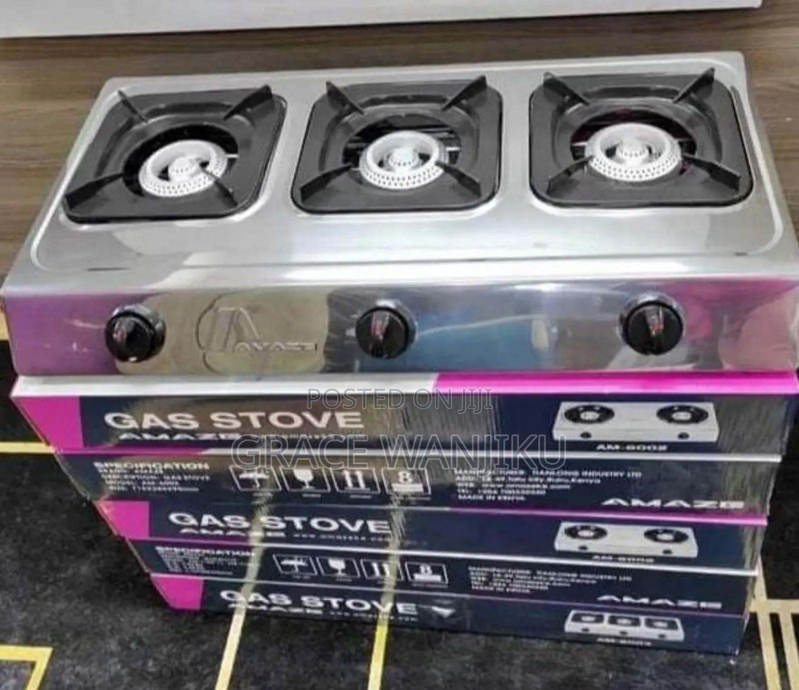 Amaze 3 Burner Table Top Cooker