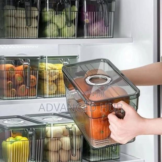 3l Acrylic Fridge Organizer With Handle - thumbnail 2