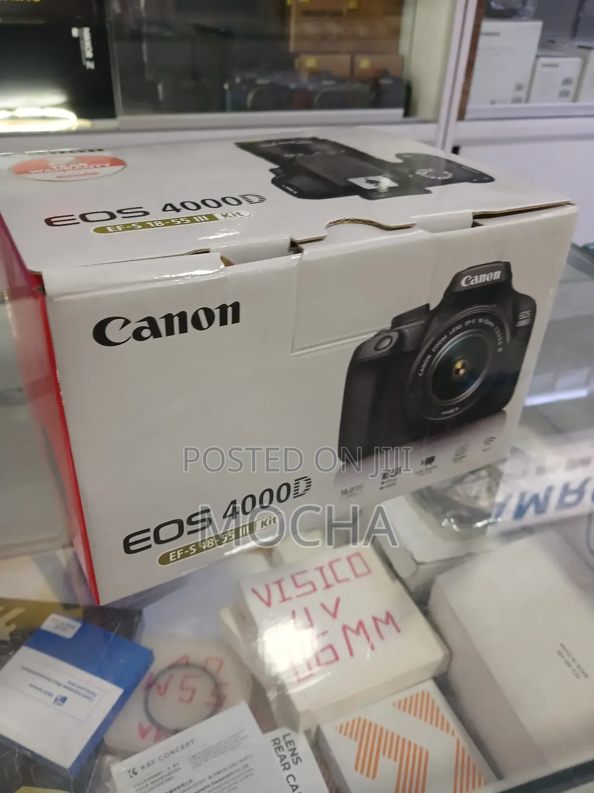 Canon Eos 4000d DSLR Camera With Ef-S 18-55 Mm Lens