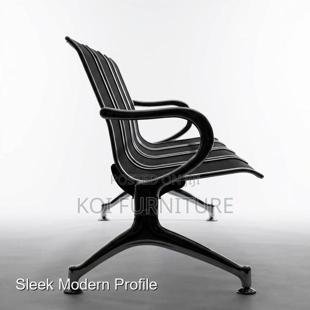 Office Bench; Three Seaters Metallic Office Bench - thumbnail 3