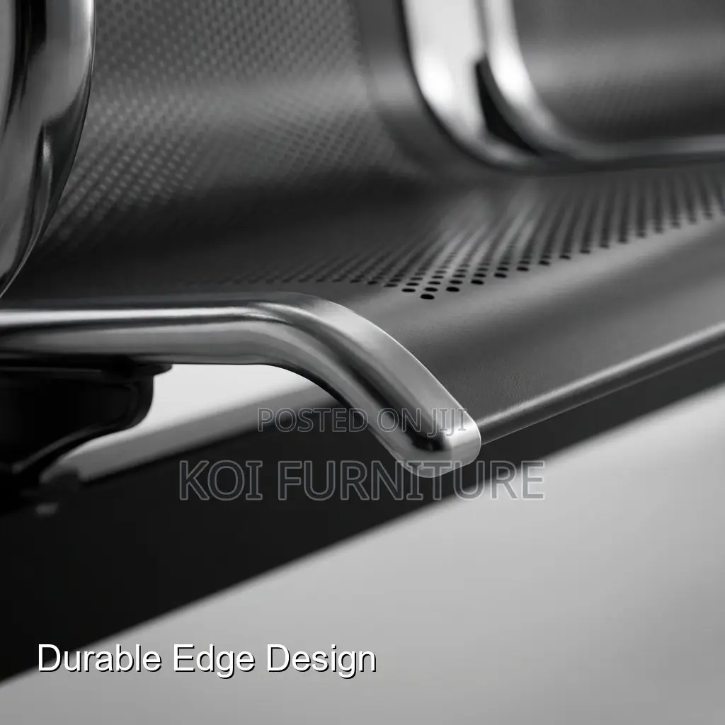 Office Bench; Three Seaters Metallic Office Bench