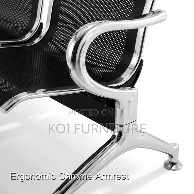 Office Bench; Three Seaters Metallic Office Bench - thumbnail 5