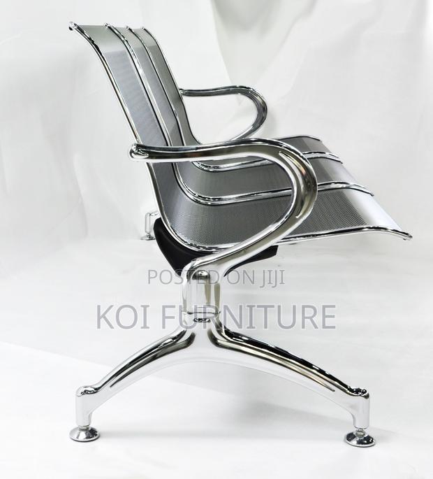 Office Bench; Three Seaters Metallic Office Bench - thumbnail 6